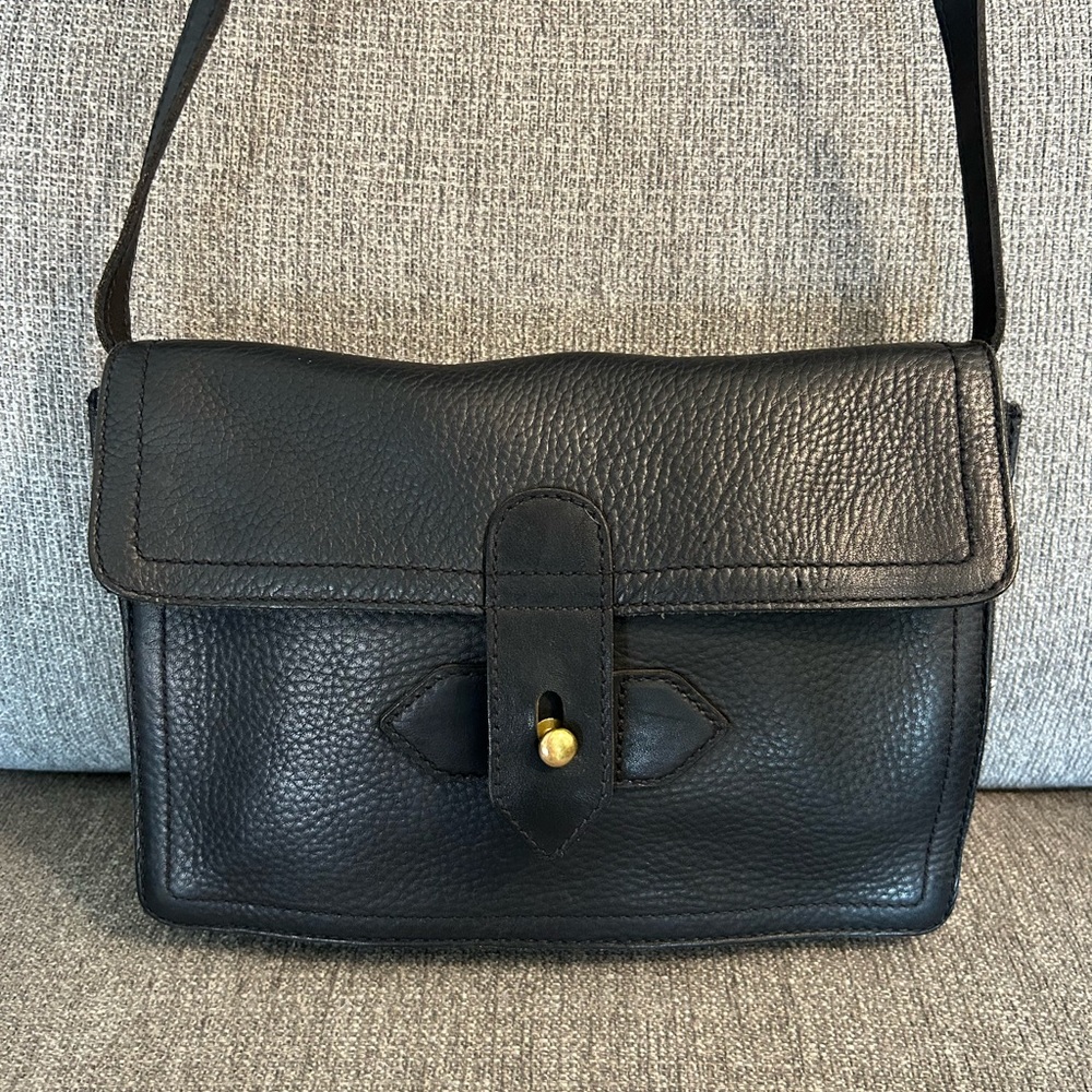 Madewell Black Leather Bag
